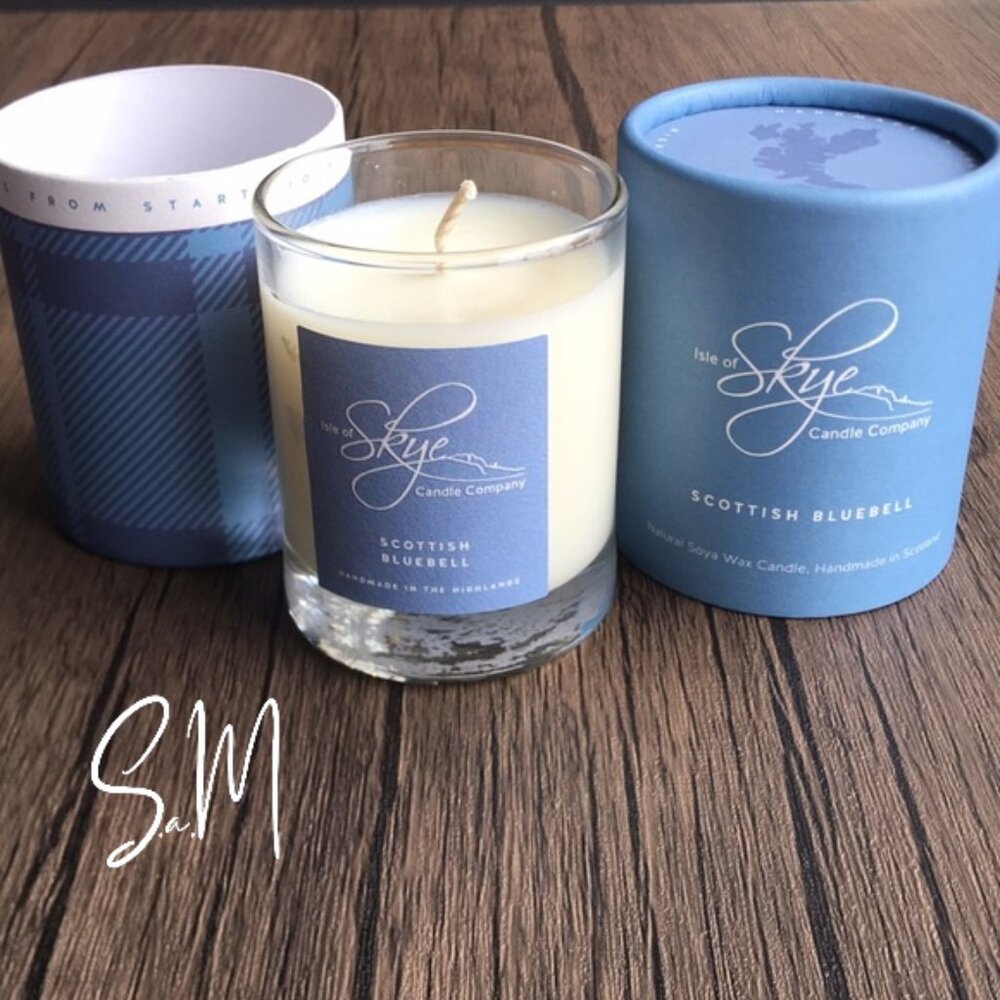 NEW Scottish Bluebell Miniature Travel Candle